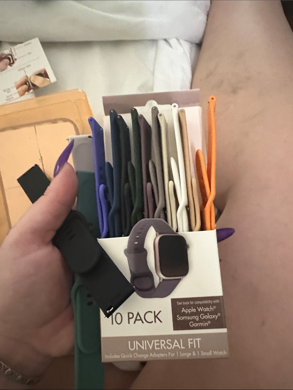 Universal 14 Pack Silicone Watch Bands - Multicolor
